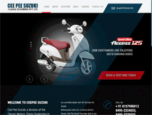 Tablet Screenshot of ceepeesuzuki.com
